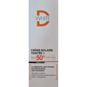 D WHITE CREME SOLAIRE SPF 50+ 50ML
