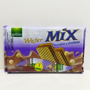 WAFER MIX CHOCOLATE Y AVELLANA PACK 3 180G . GULLÓN