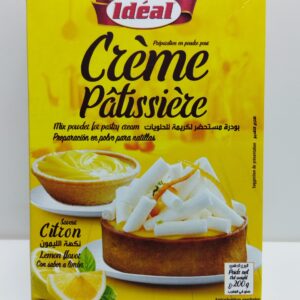 PRÉPARATION EN POUDRE CRÈME PÂTISSIÈRE SAVEUR CITRON 200G IDÉAL