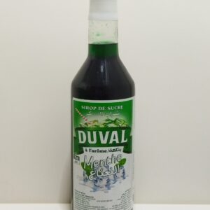 SIROP DE SUCRE DUVAL MENTHE 75CL