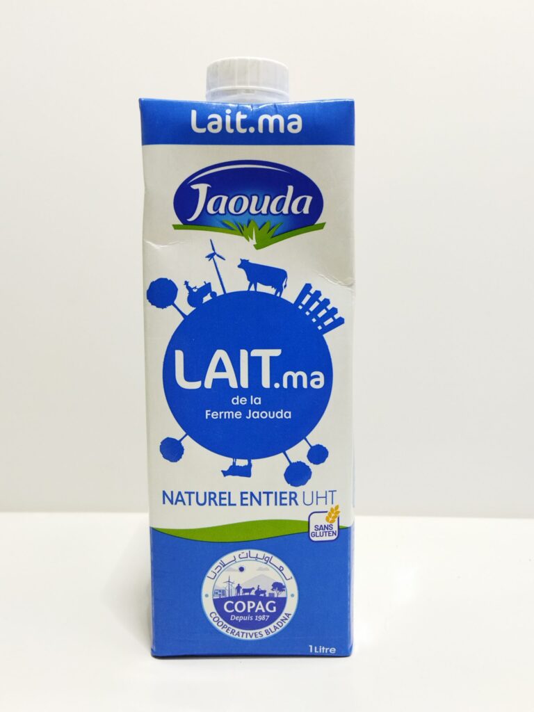 LAIT NATUREL ENTIER UHT 1L JAOUDA CIMAMARKET