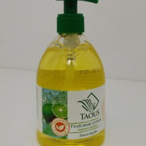 TAOUS SAVON LIQUIDE HYDRATE ET RAFRAÎCHIT AU CITRON