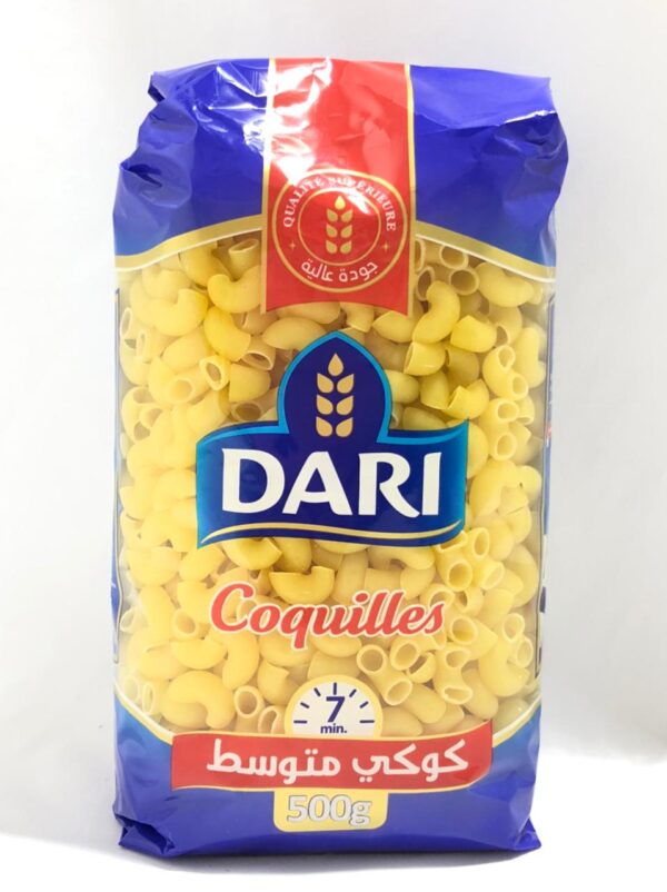 PATES COQUILLES MOYENNES-500GRS-DARI