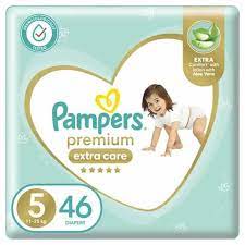 COUCHE PAMPERS PREMIUM N5 46D