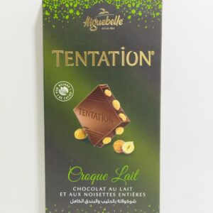 CHOCOLAT TENTATION CROQUE LAIT AIGUEBELLE 150G