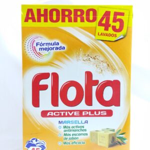 LESSIVE EN POUDRE FLOTA ACTIVE PLUS MARSELLA 2,7KG