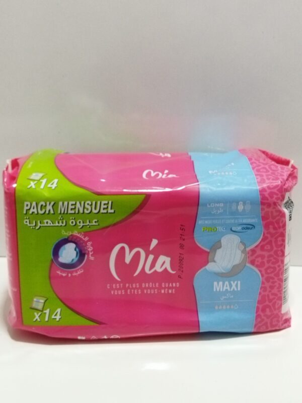 MIA SERVIETTES HYGIÉNIQUES LONG 14U