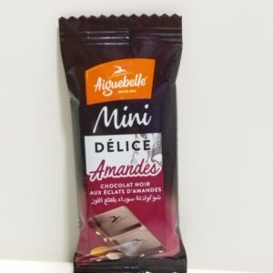 MINI CHOCOLAT NOIR AUX AMANDES . AIGUEBELLE