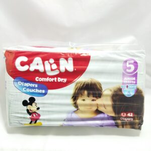 COUCHES CALIN COMFORT DRY TAILLE 5 JUNIOR (13-22KG) 42U