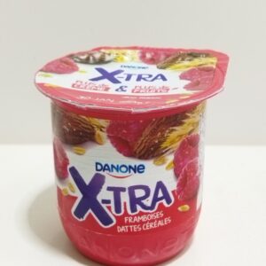 YAOURT X-TRA FRAMBOISE DATTES CÉRÉALES . DANONE