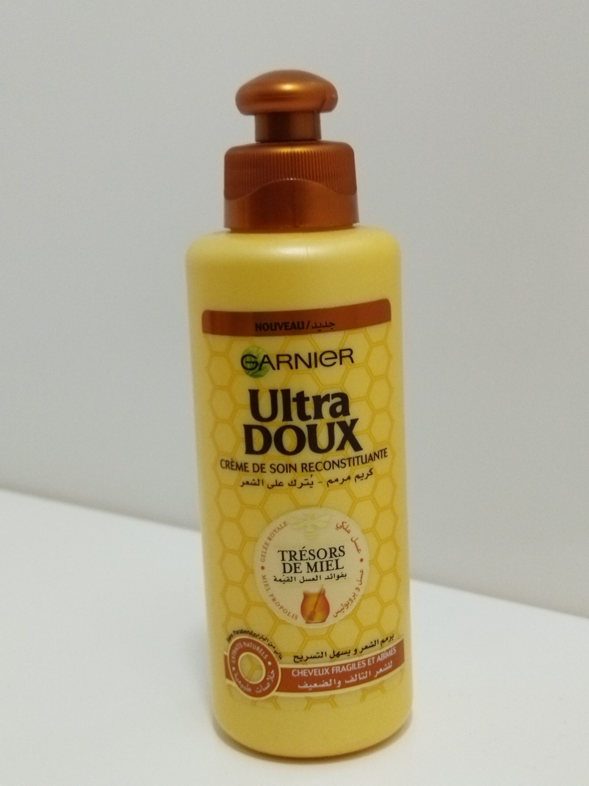 Crème de soin reconstituante cheveux Trésor de Miel 200ml Garnier Ultra Doux