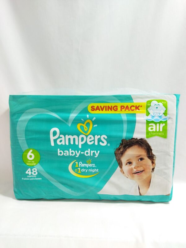 Couches-Culottes Baby-Dry Taille 6 (13+kg) x 48 unités - PAMPERS sur  marjanemall aux meilleurs prix au Maroc