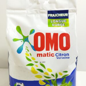 LESSIVE EN POUDRE OMO MATIC CITRON VERVEINE 3,5KG