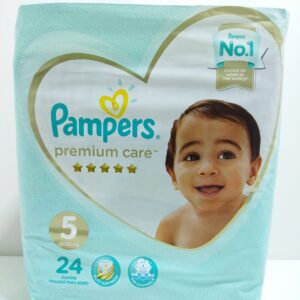 COUCHES PAMPERS PREMIUM CARE TAILLE 5 (11-25KG) 24U