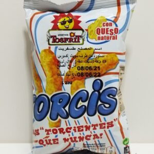 CHIPS TORCIS CON QUESO NATURAL 25G