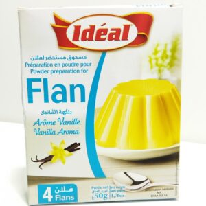 PRÉPARATION EN POUDRE POUR FLAN ARÔME VANILLE 50G IDÉAL