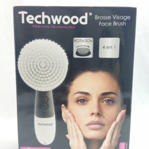 BROSSE NETTOYANTE POUR VISAGE 4 EN 1 . TECHWOOD