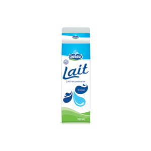 LAIT FRAIS PASTEURISÉ ENTIER CHERGUI 0,5L