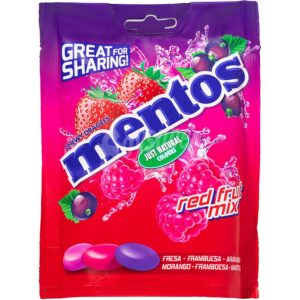 MENTOS FRUIT ROUGE MIX 160G