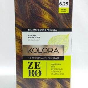 CRÈME COLORANTE SANS AMMONIAQUE KOLORA ZÉRO 6.25 BROWN SUGAR