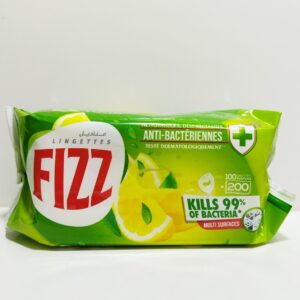 LINGETTES FIZZ ANTI-BACTÉRIENNES CITRON