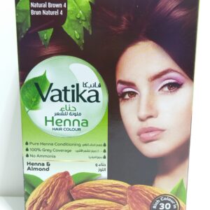 VATIKA HENNA HAIR COLOUR BRUN NATUREL 4