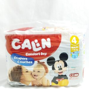 COUCHES CALIN COMFORT DRY TAILLE 4 MAXI (7-16KG) 30U