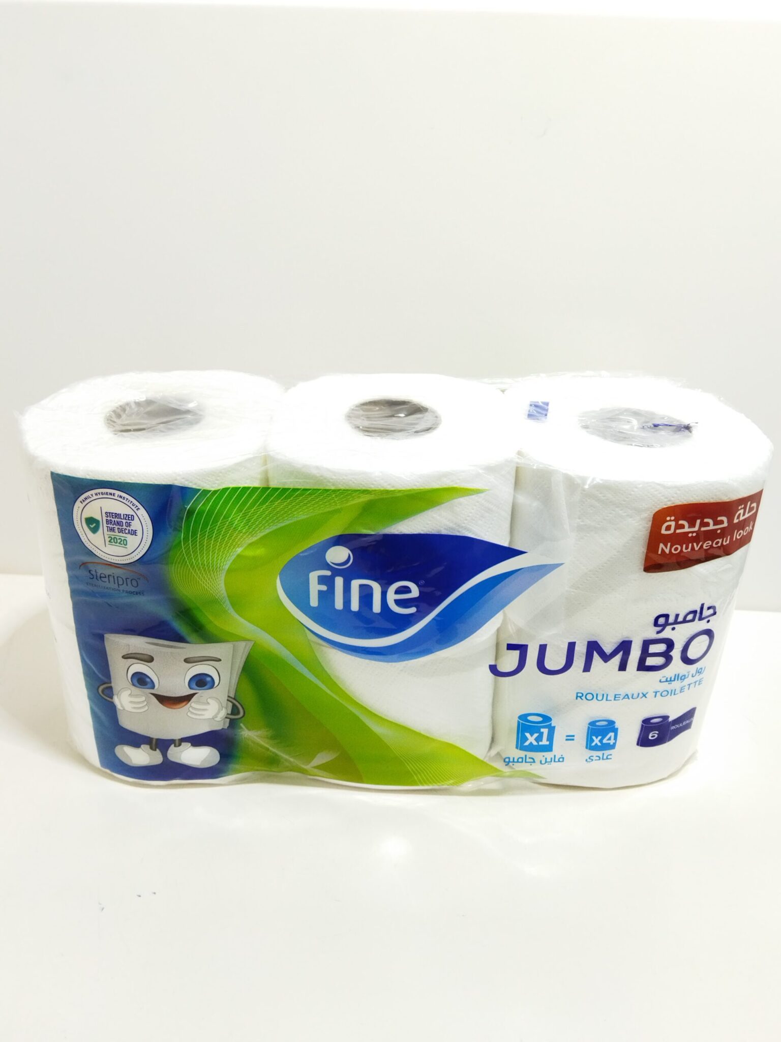 FINE TOILET JUMBO 6*445S