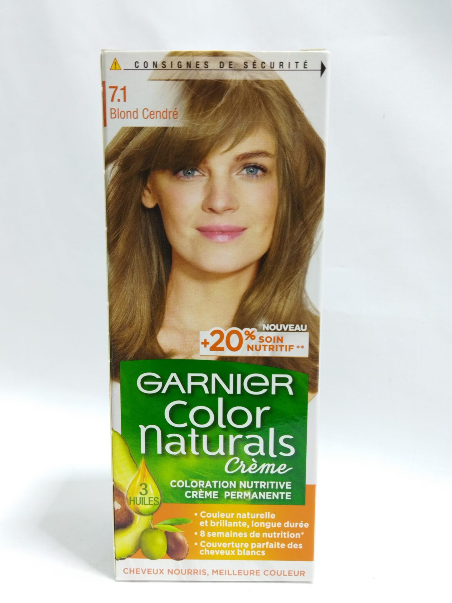 COLORATION GARNIER NATURALS CRÈME 7.1 BLOND CENDRÉ – CIMAMARKET