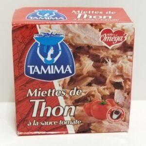 MIETTES DE THON À LA SAUCE TOMATE 80G TAMIMA