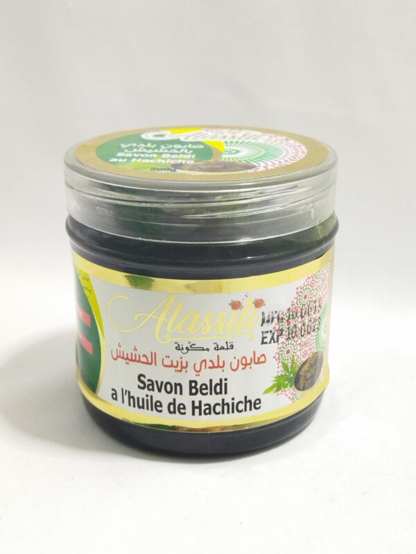 SAVON BELDI À L'HUILE DE HACHICHE . KELAA
