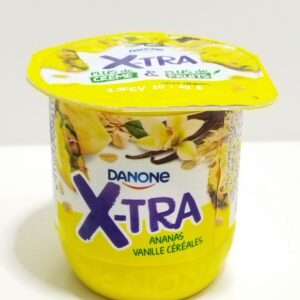 YAOURT X-TRA ANANAS VANILLE CÉRÉALES . DANONE