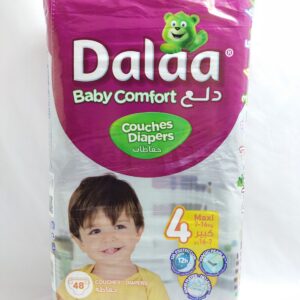 COUCHES DALAA BABY COMFORT TAILLE 4 MAXI (7-16KG) 48U