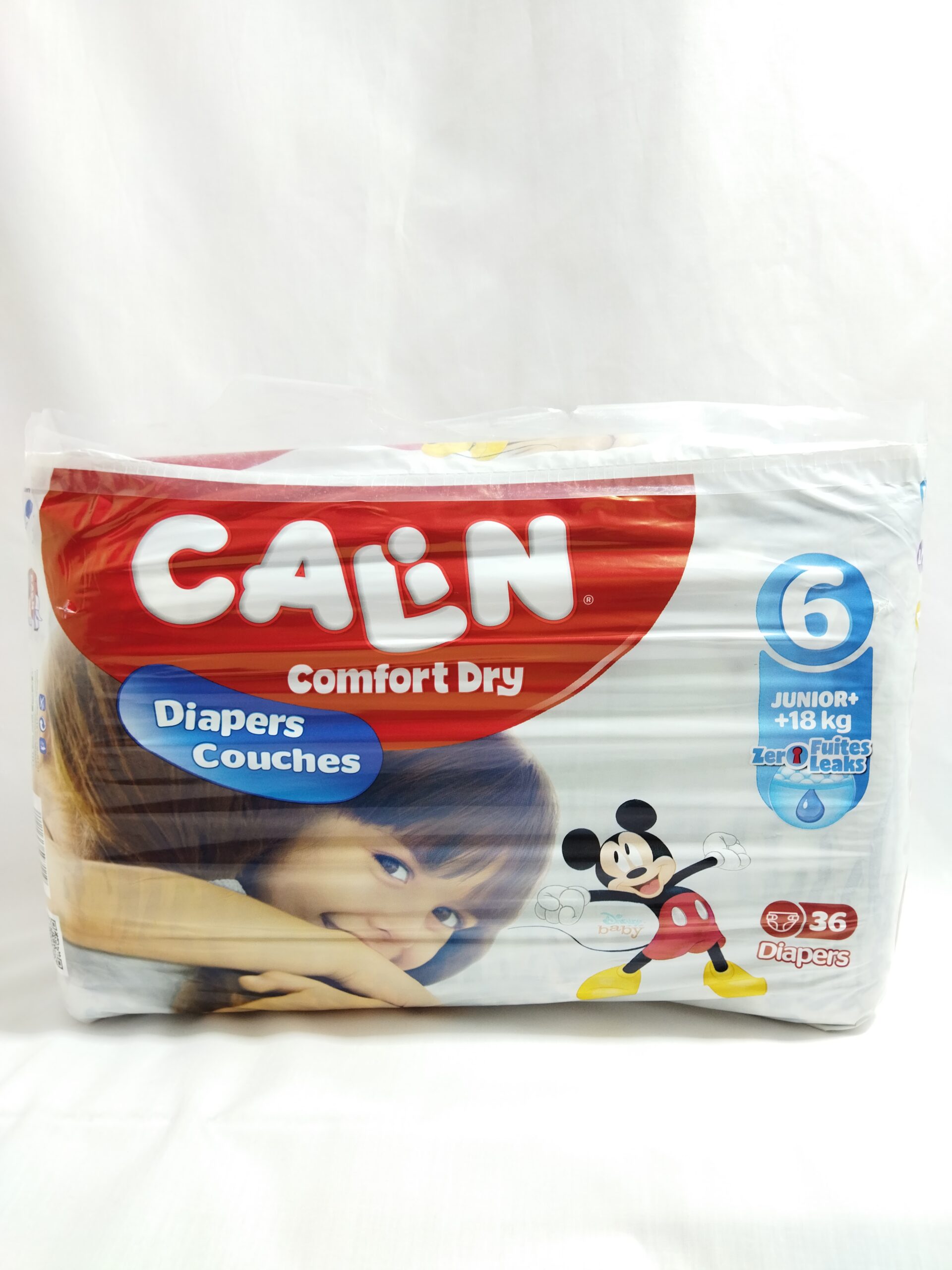 couche calin Taille 6 confort max (22KG) 24 couches supermarché