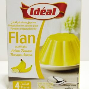 PRÉPARATION EN POUDRE POUR FLAN ARÔME BANANE 50G IDÉAL