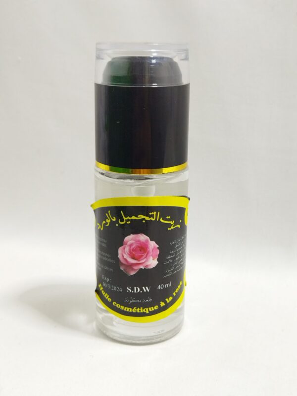 HUILE COSMÉTIQUE À LA ROSE . KELAA