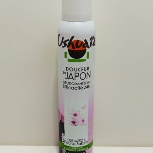 USHUAÏA DÉODORANT SPRAY AU LAIT DE RIZ ET FLEUR DE SAKURA 200ML