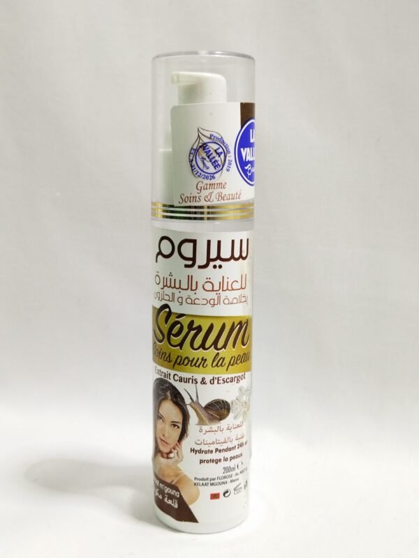 SÉRUM SOINS POUR LA PEAU EXTRAIT CAURIS & D'ESCARGOT