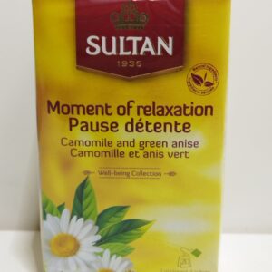 TISANE SULTAN PAUSE DÉTENTE CAMOMILLE ET ANIS VERT 20U