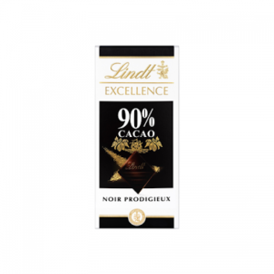 CHOCOLAT LINDT EXCELLENCE 90% COCOA NOIR 100G