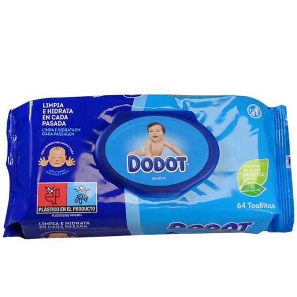 LINGETTE DODOT SENSITIVE 64 TOALLITAS
