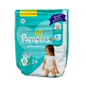 COUCHES BEBE PAMPERS N6 24P