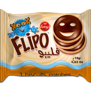 BISCUIT FLIPO CHOCOLAT HENRY'S 18G