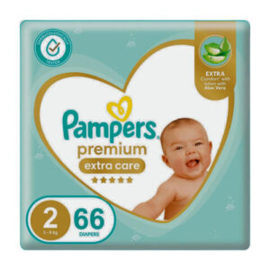 COUCHE BEBE PAMPERS PREMIUM N2 66C