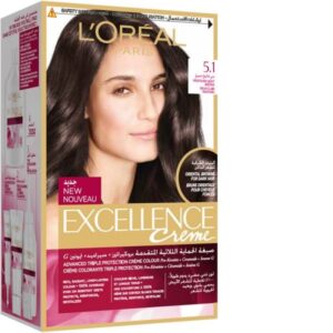 EXCELLENCE COLORATION TRIPLE SOIN CHATAIN CLAIR PROFOND 5.1