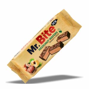 BISCUIT HAZELNUT WAFERS MR BITE 38G