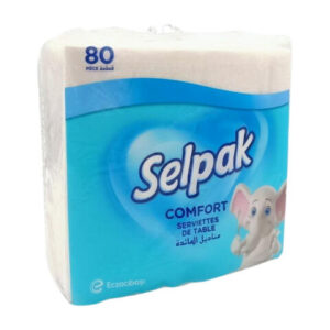 SERVIETTES DE TABLE 80P SELPAK