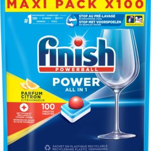 FINISH PASTILE ALL IN1 100 SACHET CITRON