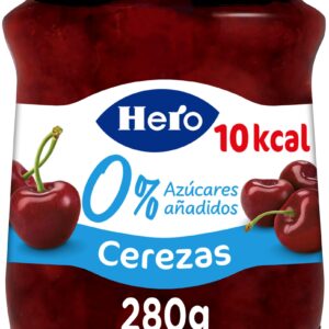 CONFITURE CEREZAS 10KCAL 0% AZUCARES HERO 280G