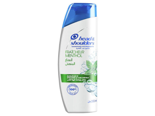 SHAMPOING MENTHOL HEAD-SHOULDERS 200ML--